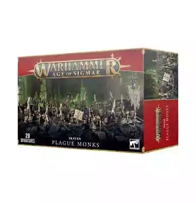 Plague Monks Skaven Pestilens Warhammer Age Of Sigmar NIB • $38.25