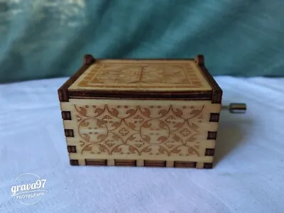 The Isabella's Lullaby (Promised Neverland) Wooden Hand Crank Music Box • £4