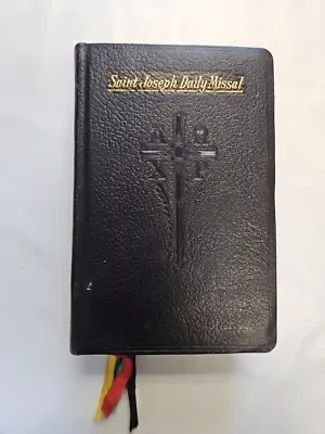 Vintage 1957 Saint Joseph Daily Missal Catholic Prayer Book Confraternity • $35