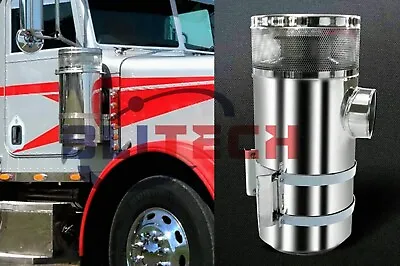 Stainless Steel Peterbilt Air Cleaner 33 X15 X 7 ID Vortox Style Strap Mount • $559