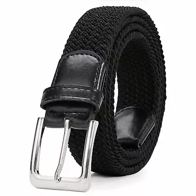 Elastic Fabric Braided BeltEnduring Stretch Woven Belt For Unisex Men/Women/Jun • $10.99
