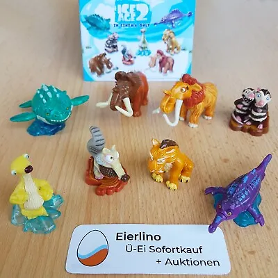 TOP KINDER SET Ice Age 2 Figures Mint Condition 1.5  Collectible Figurines Toys • £36.58