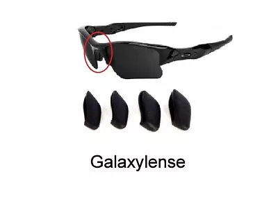 Nose Pad 2 Sets Rubber Kits For-Oakley Flak Jacket XLJ Sunglasses Black Color • $4.95