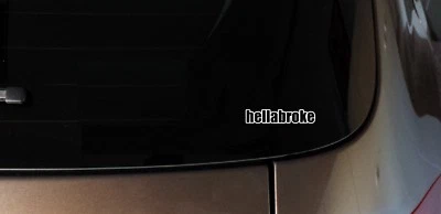 $2.99 • Buy Cool Hellabroke Drift King Vinyl  Car Window Stance VW JDM Flush Decals Stickers