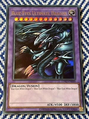 ☆ Blue-Eyes Ultimate Dragon LDK2-ENK40 - Ultra Rare Unlimited Ed YuGiOh • £4.25