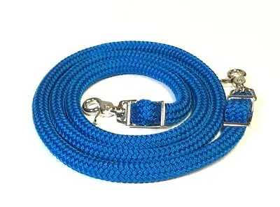 Pony Rein Miniature Horse Rein Pony Tack Blue Yacht Rope • $33