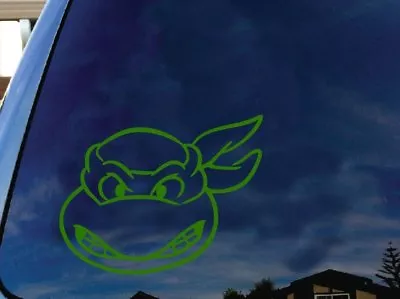 TMNT Face Mask Car Truck SUV Mac Book Laptop Tool Box Wall Window Decal Sticker • $8.99