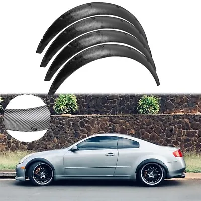 For Mercedes-Benz 4X 4.5  Fender Flares Wheel Arches Extra Wide Kit Carbon Fiber • $94.15