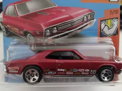 Hot Wheels 2019-157 Muscle Mania '67 Chevelle Ss 396 7/10 Red Loose Short Card • $2.25