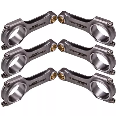 Forged 4340 Connecting Rods ARP Bolts For BMW M30 B35 Big 6 Engine M30 L6 Conrod • $566.84