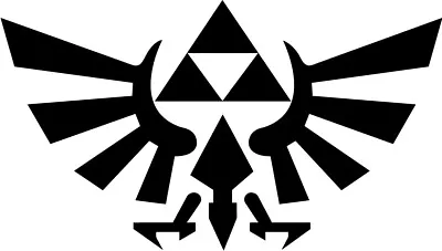 Legend Of Zelda Hyrule Crest TriForce VINYL DECAL Sticker Car Window Laptop 4  • $2.24