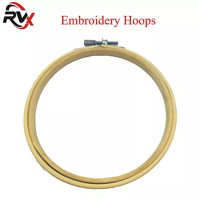 Top Quality Bamboo Hand Embroidery Cross Stitch Ring Hoop Frames 15cm/6  Inches • £3.45