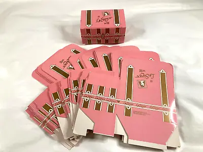 22 Vintage Unused Pink La Sioux Doll Wig Boxes - Stanislaus Imports Inc. • $19.99