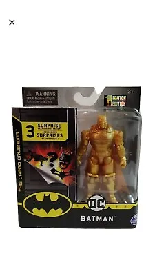 Spin Master DC Caped Crusader Gold Armored Suit Batman • $22.95