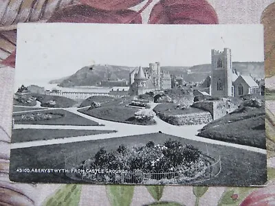 Vintage 1922 Aberystwyth From Castle Grounds Real Photo Postcard • £1.60