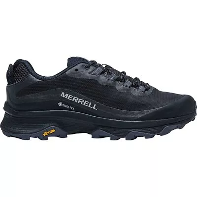 Merrell Mens Moab Speed GORE-TEX Walking Shoes Trainers Outdoor Hiking - Black • £86.90