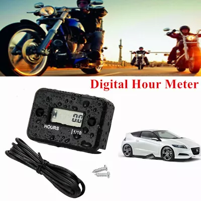 Waterproof Hour Meter For Boat Yama Ski Dirt Quad Dirt Bike Bicycle Bike Marine • $9.99