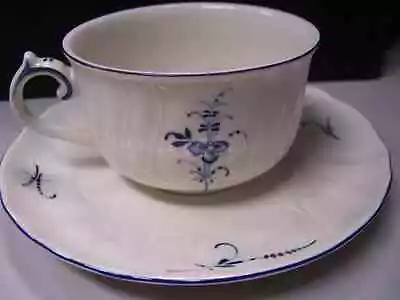 Flat Tea Cup And Saucer Set - Vieux Luxembourg By VILLEROY & BOCH • $39.99