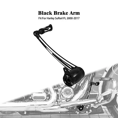 CNC Brake Arm Lever Peg Pedal Fit For Harley Softail FL Models 2000-17 Heritage • $47.69