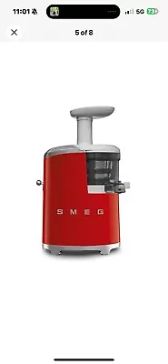 SMEG Juicer - SJF01RDUK Red - Retro Style - New And Sealed • £178.60