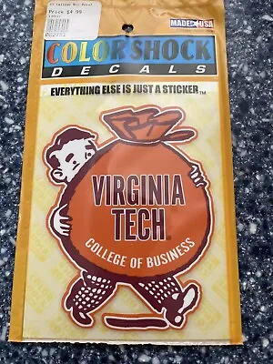 NCAA * Virginia Tech * COLLEGE OF BUSINESS * DECAL *VT  Outside Durable Nice NEW • $3.85