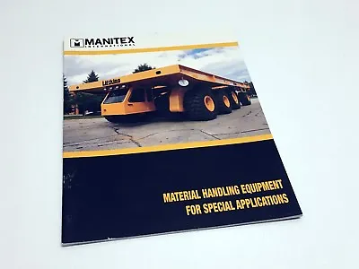 Manitex Liftking Shipping Pallet Nuclear Slag Pot Transporters Brochure • $10