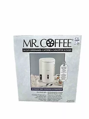 Mr. Coffee VTG Coffee NEW OPEN BOX 24 Cup Commercial Coffee Maker CK24 White • $64.99