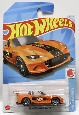 2024 Hot Wheels * H Case * ’15 Mazda Mx-5 Miata Orange Hw J-imports 3/10 • $5.99