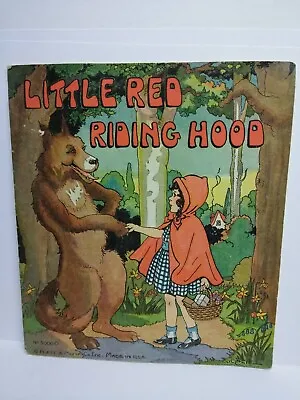 RARE VINTAGE 1934 LITTLE RED RIDING HOOD BOOK By The Platt And Munk Co #3000D • $88.14