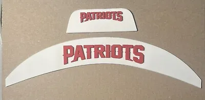New England Patriots  Front And Rear 3D Bumpers Riddell Full Size Flex Helmet • $20