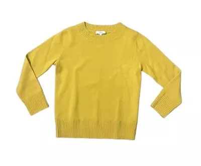 Vince Cashmere Pullover Crewneck Yellow Sweater Size Small • $34.97