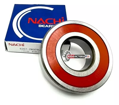 NACHI 6307 2NSE9 CM DEEP GROOVE BALL BEARING RUBBER SEALED 35x80x21 Mm 6307 2RS • $28.10