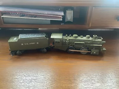 Marx 400 Army Steam Engine And Tender Military • $11.50