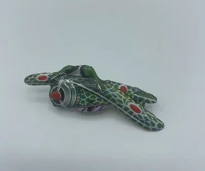 Tin Airplane Pin/Badge From Japanese Airplane Badge Set - 1 Tin Fighter Plane • $5