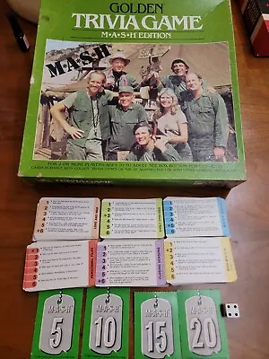 Vintage MASH Golden Trivia Cards Game Original 1984 Edition Complete M*A*S*H • $27