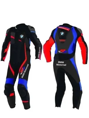 BMW Motorcycle Racing Suits Racing Biker Leathers Custom Motorbike Suit • $280