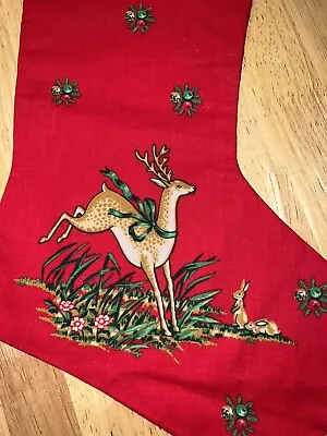 Vintage Handmade Christmas Stocking • $8