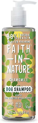 Faith In Nature Natural Chamomile Dog Shampoo Vegan And Cruelty Free No SLS Or • £8.27