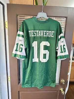 Vintage Vinny Testaverde #16 New York Jets Authentic NFL Football Jersey NY • $65