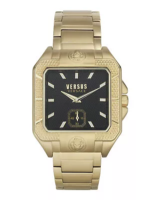Versus Versace Mens Teatro Gold 40mm Bracelet Fashion Watch • $160