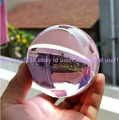 Asian Rare Natural Quartz Clear Magic Crystal Healing Ball Sphere 40mm • $8.87