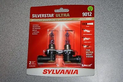 Sylvania Silverstar ULTRA 9012 Pair Set High Performance Headlight 2 Bulbs NEW • $29.99