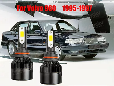 LED For Volvo 960 1995-1997 Headlight Kit 9006 HB4 White CREE Bulbs Low Beam • $25.05