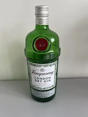 Empty Green Glass Tanqueray London Dry Gin Bottle 1L With Original Screw Cap. • £2.49