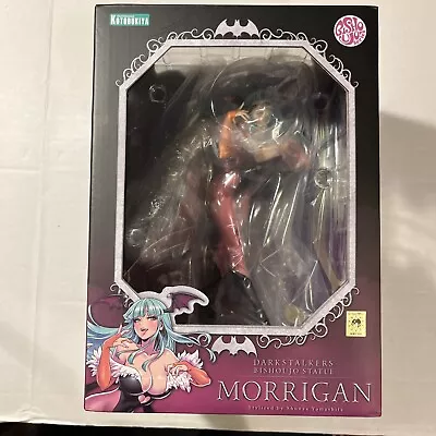 Kotobukiya Darkstalkers Bishoujo Morrigan 1/7 Scale Bishoujo Statue USA Seller • $150