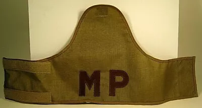  US Army Military Police MP Armband Brassard Desert Khaki Self-Adhesive Straps 2 • $23