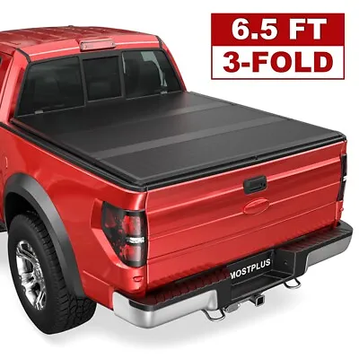 3 Fold 6.5FT Fiberglass Hard Bed Tonneau Cover For 2015-2023 Ford F150 Truck • $403.98