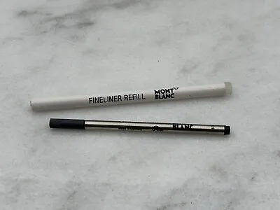 Mont Blanc RollerBall Refill BLACK Fits Fineliner • $6.99