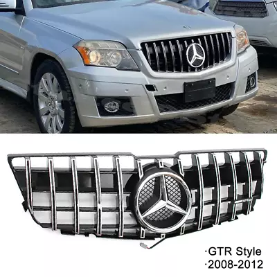 GTR Style W/LED Star Grill For Mercedes Benz X204 GLK280 GLK350 GLK300 2008-2012 • $81.46