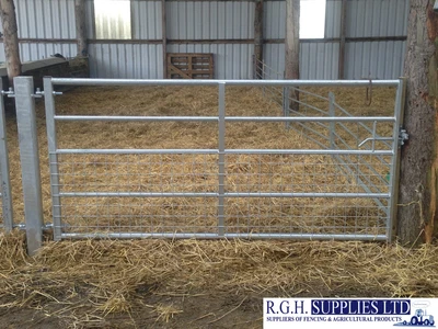 £216 • Buy Half Mesh Gate HD Galvanised Metal Farm Entrance Security Dog Lamb Safe 3ft-16ft